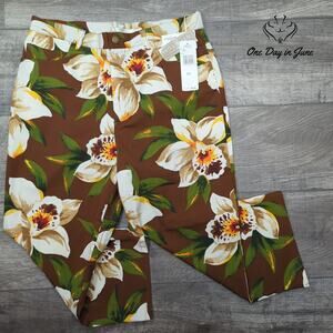 Jones New York Wild Orchid Cropped Pants Size 12
